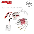 SURPASSHOBBY водонепроницаемый 3660 3650 F540 3930KV 4370KV 2600KV 3100KV 3900KV бесщеточный двигатель 60A ESC для 110 RC Car