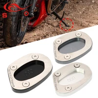 for triumph speed twin 1200 2019 2020 2021 motorcycle accessories cnc kickstand foot side stand extension pad support plate