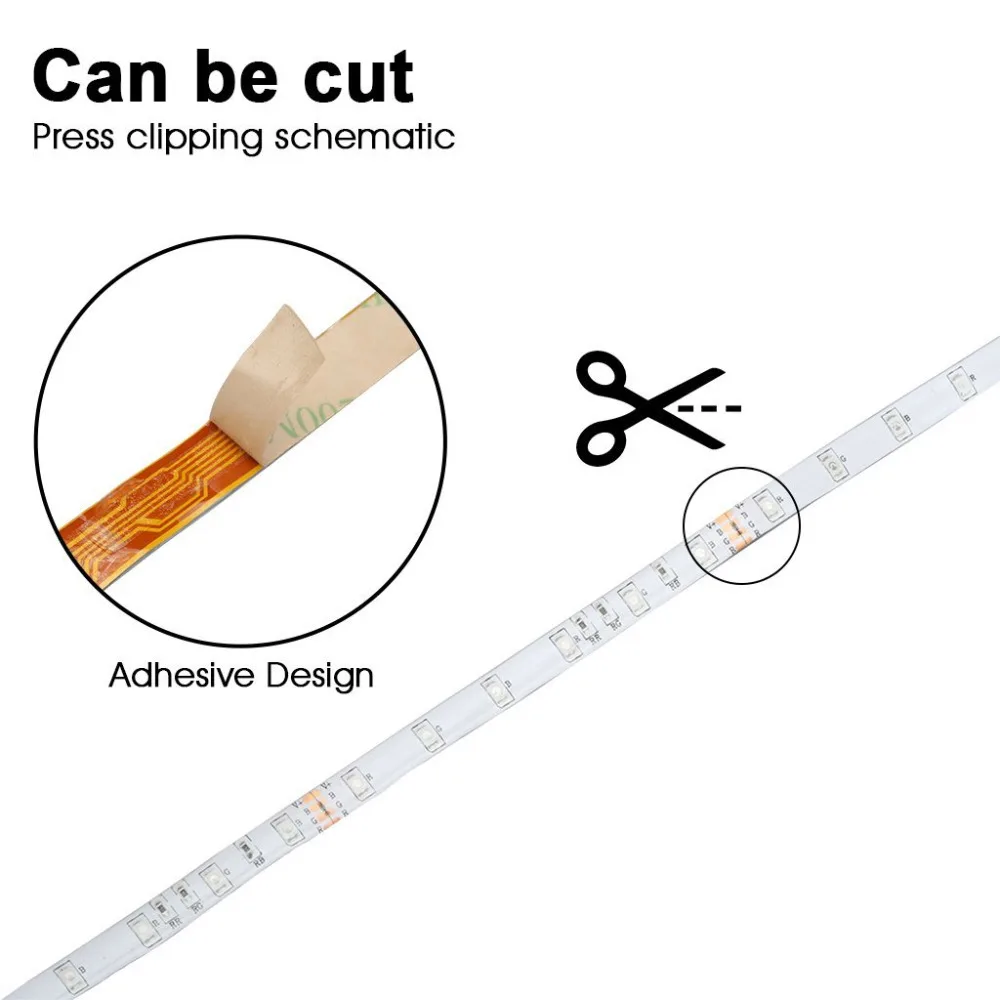 Светодиодная УФ-лента 5 м 300 футов с адаптером 12 В 2 А | Лампы и освещение