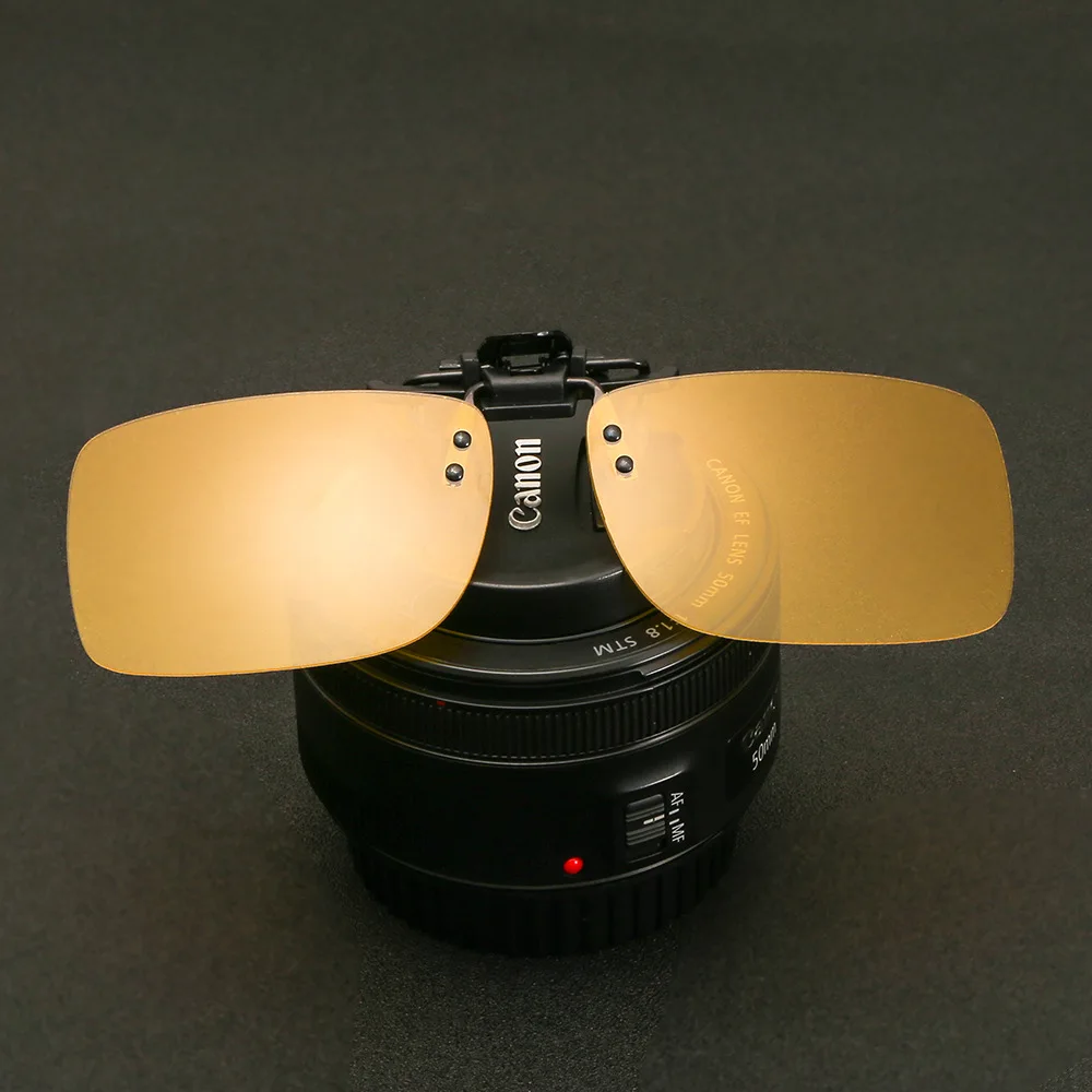 

Flip polarized color changing clips day and night dual-use driving glasses intelligent photosensitive color changing polarizer