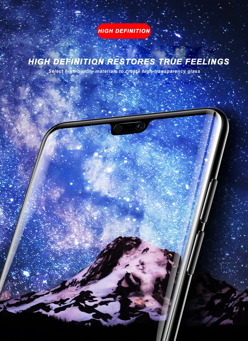 9D Закаленное стекло пленка для huawei Y6 Y9 Y5 Y9 Y7 Nova 3 3i P Smart Z Y6 Полное покрытие экрана протектор стекло 9H