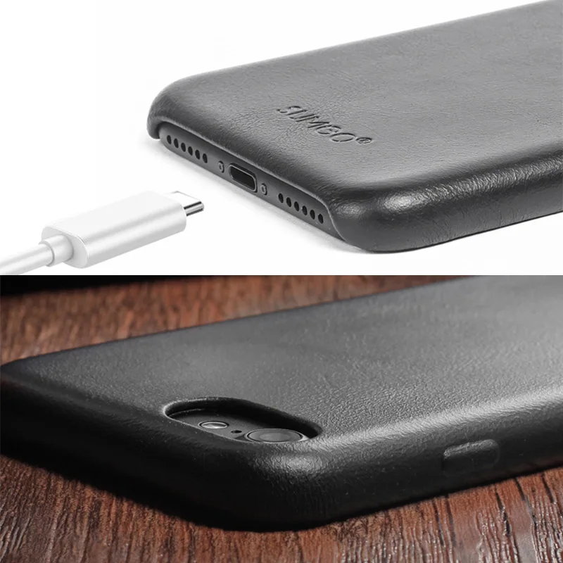 genuine leather case for iphone 7 7 plus 6s fashion luxury business clearance phone case for iphone 6 6s plus back cover free global shipping