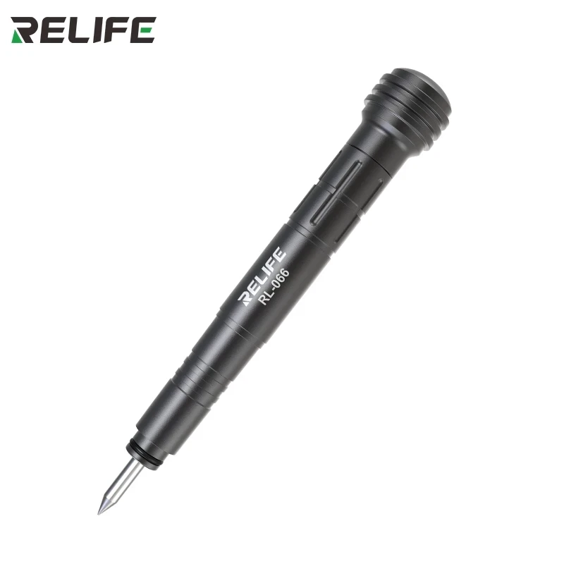 

RELIFE RL-066 Rear Glass Breaking Adjustable Spring Punch Pen for iPhone 8-12 Pro Max Back Housing Battery Lens Blasting Tool