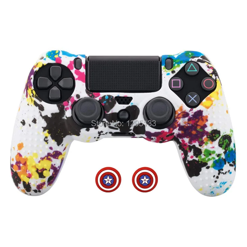 Аксессуары для PS4 Pro Playstation 4 Slim контроллер Dualshock чехол с шипами и силиконовыми
