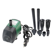 7w 600lh ultra quiet submersible water fountain pump with nozzles filter fish pond aquarium water pump tank fountain