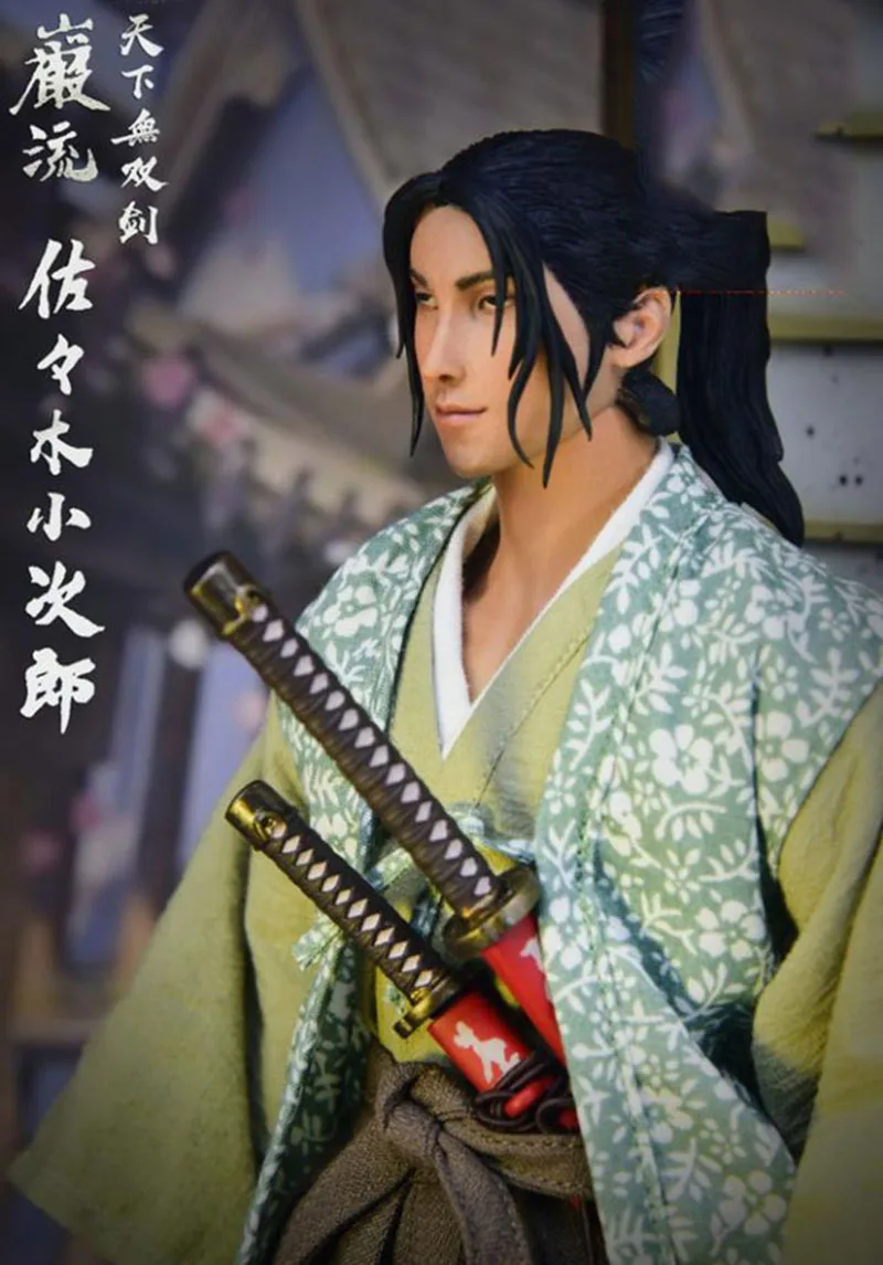 

1/6 Japanese Swordsman Sasaki Kojiro Figure WOLFKING WF2019 12'' Male Soldier Action Doll Full Set Toys for Collection