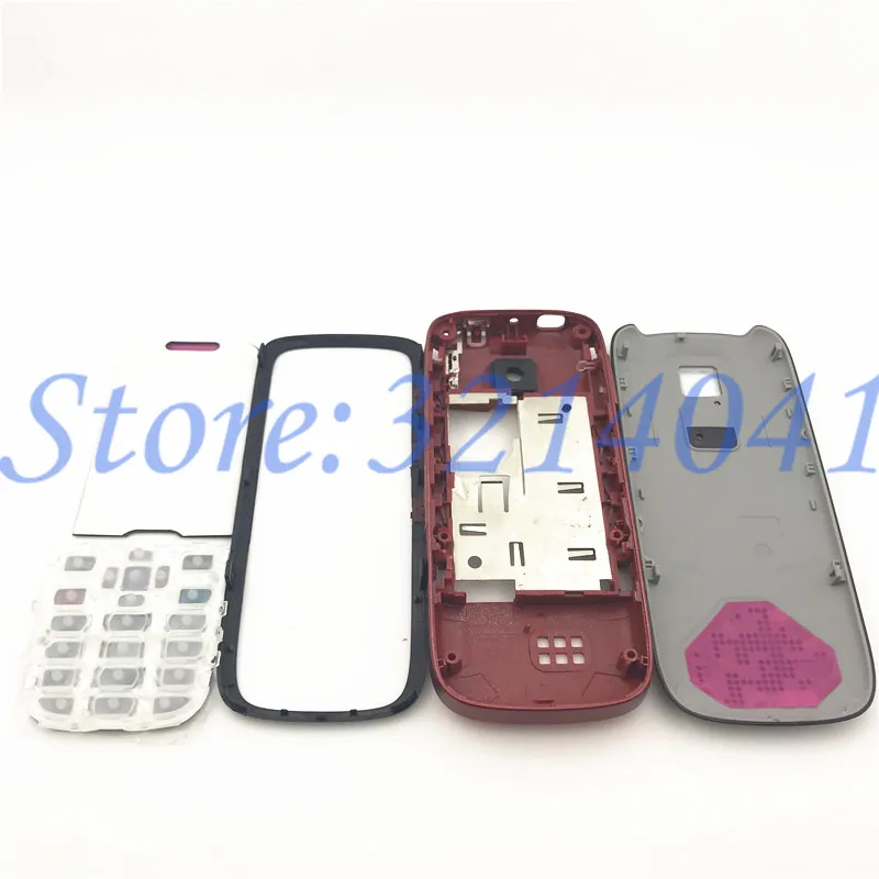 Хорошее качество для Nokia 5130 полный корпус+ задняя крышка батареи+ английская клавиатура с логотипом
