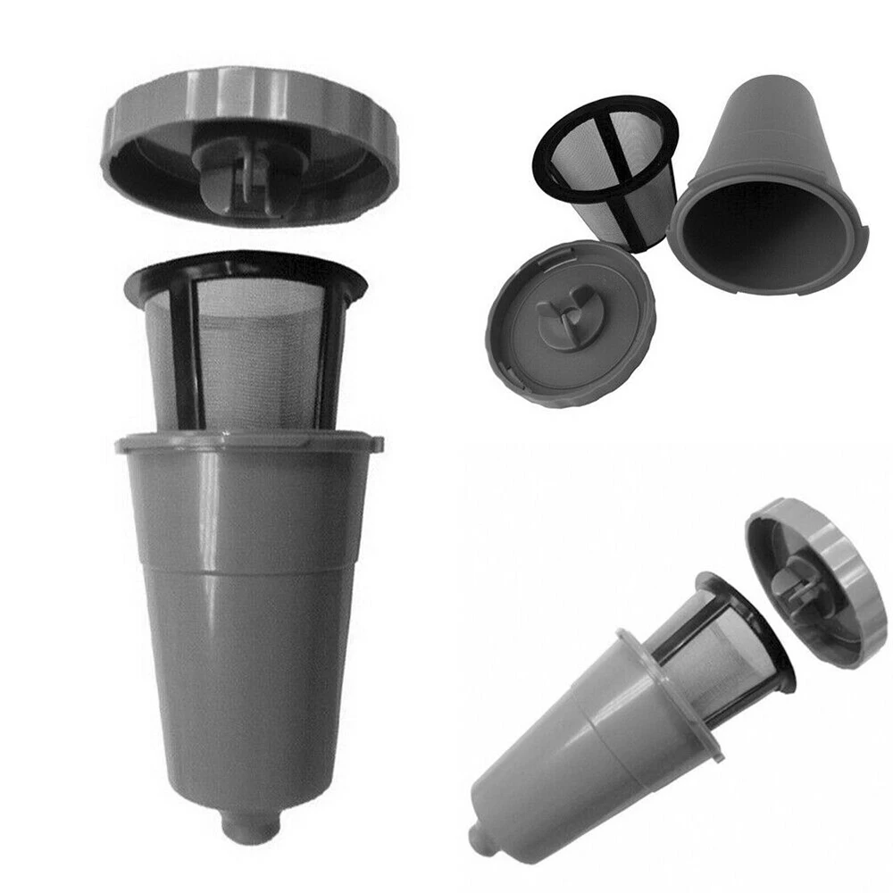 

3 Pcs Reusable Replacement Coffee Filter Refillable Holder Capsule Refilling Filter Coffeeware Drinkware Supplies Tool