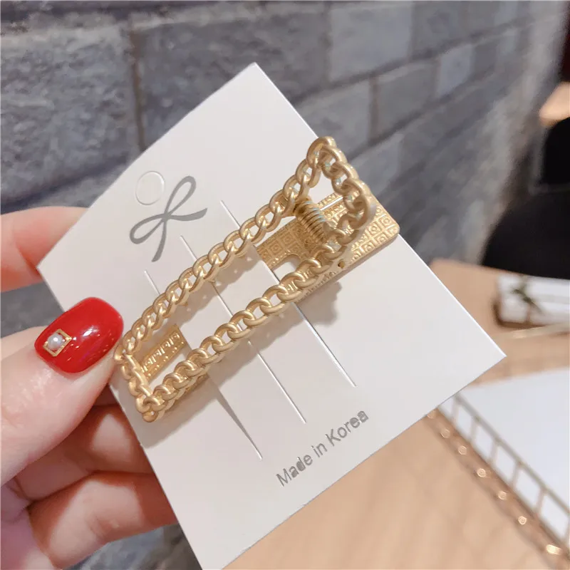 2020 новые женские винтажные полые геометрические шпильки из сплава милая повязка