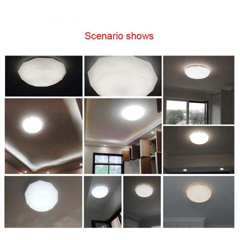 Светодиодный светильник звездного зала с бриллиантами круглый потолочный