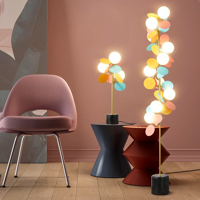 

Nordic Minimalist Creativity Petal Led Table Lamp Floor Lamp Living Room Home Decor Bedroom Bedside Lamp Indoor Lighting Light