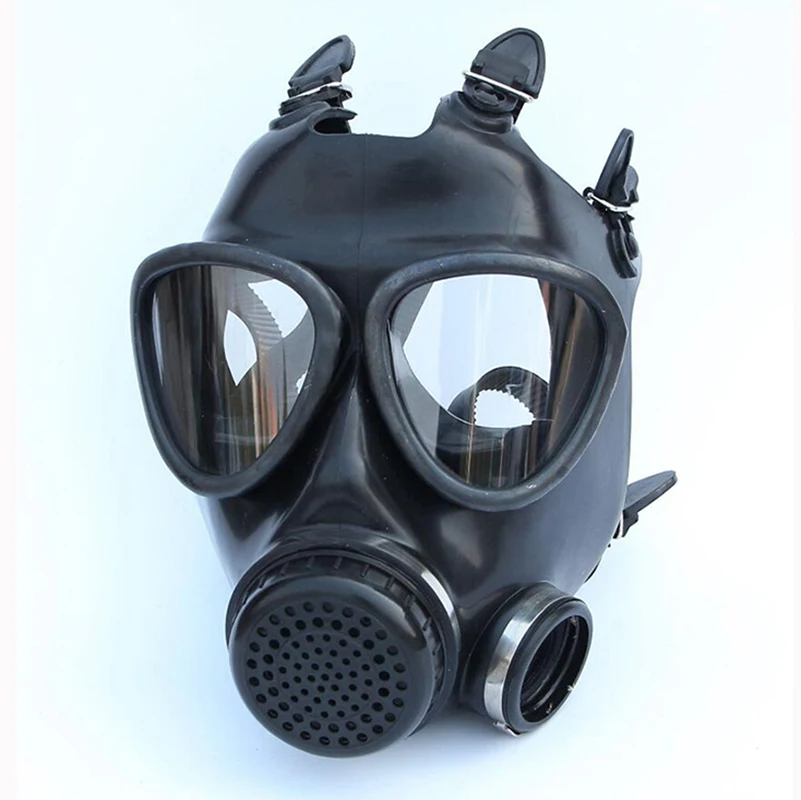 Newly painted spray military Soviet army chemical gas mask with filter silicone 40mm | Красота и здоровье