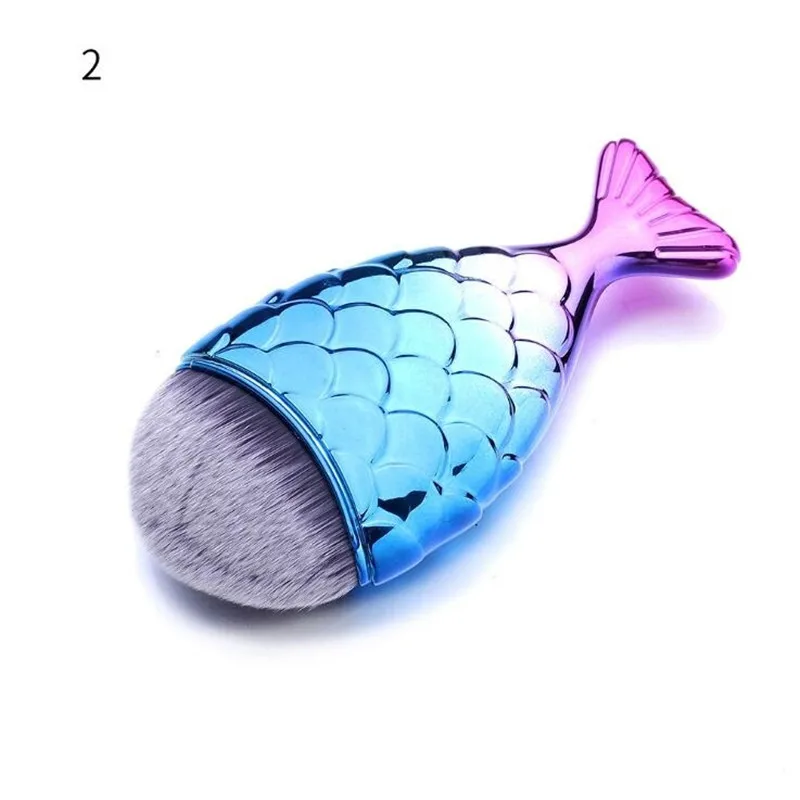 1 шт. Профессиональная Кисть для макияжа в форме русалки основа косметическая