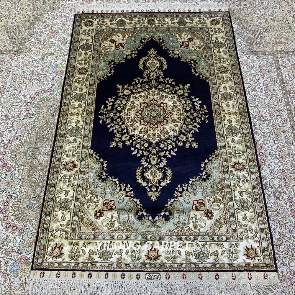YILONG 3 'x 5' ручная работа искусственный Восточный кашмирский пол персидский