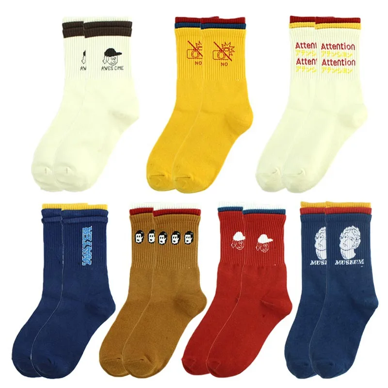 Короткие Гольфы унисекс для взрослых Потрясающие носки в стиле музейной статуи