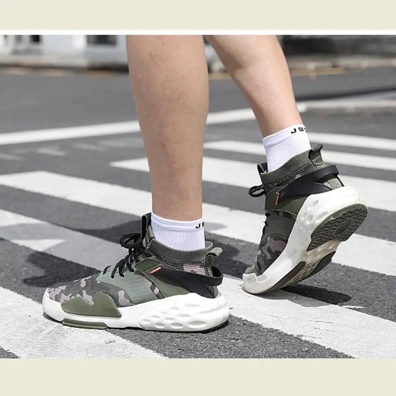 5 пар мужские Хлопковые короткие носки дышащие амортизацию для активного отдыха