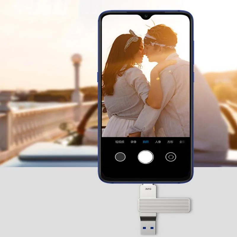 Jesis двойной интерфейс U диск Type-C USB Мобильный телефон 360 вращающийся алюминиевый
