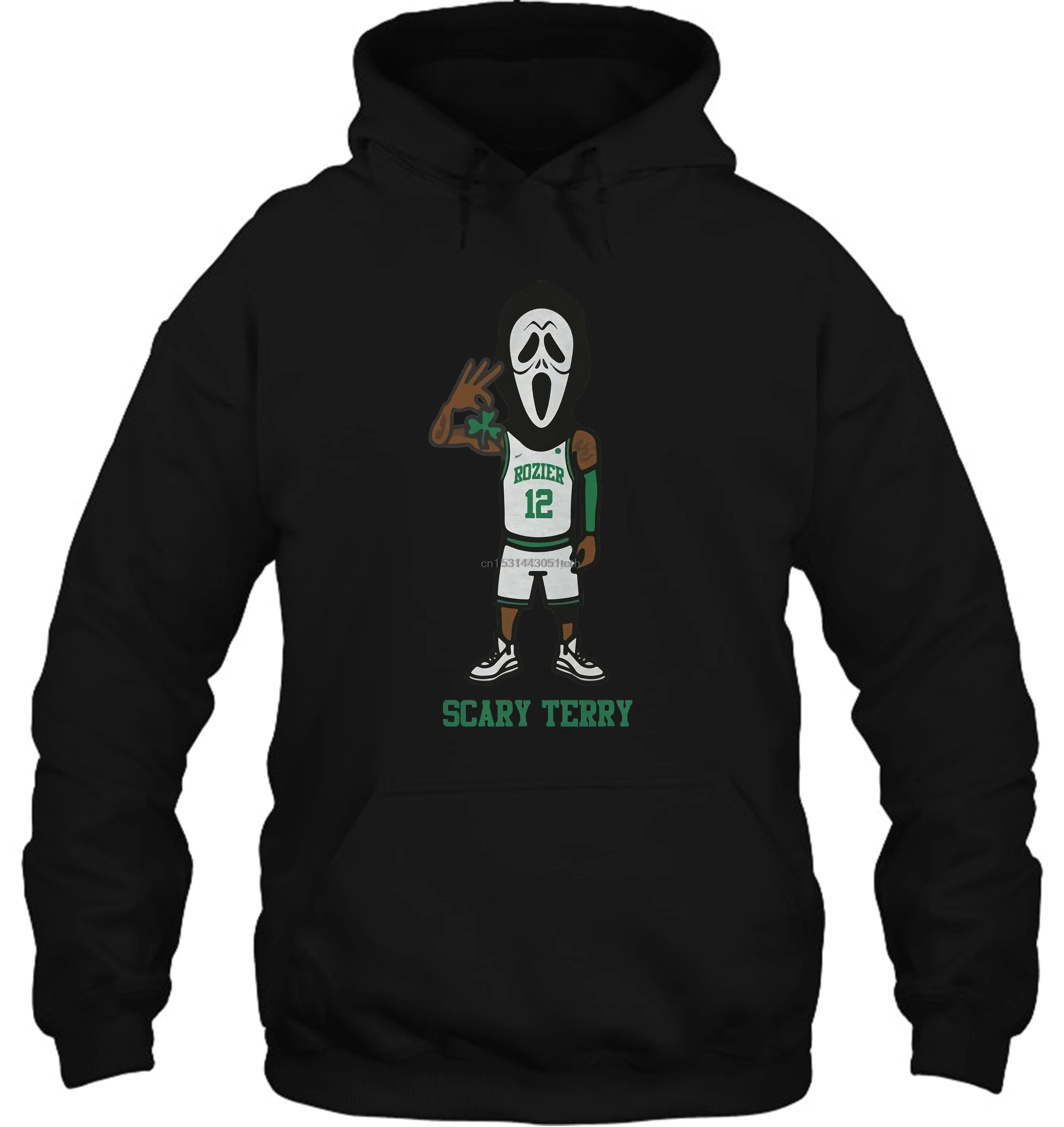 Мужская толстовка с капюшоном страшный Терри Rozier BostonFan крутая унисекс для