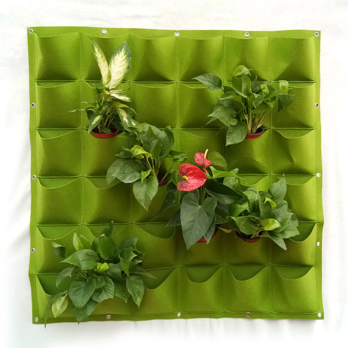 

New Design Vertical Hanging Garden Planter Flower Pots Layout Waterproof Wall Mount Hanging Flowerpot Bag Indoor Outdoor Use