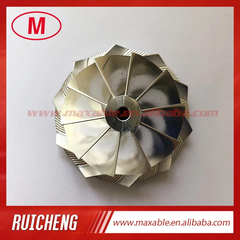 GT15 25 824678 0001 49 60/63 00 мм 10 + 0 лезвия обратный турбо заготовка/фрезерный/aluminum2618 колеса