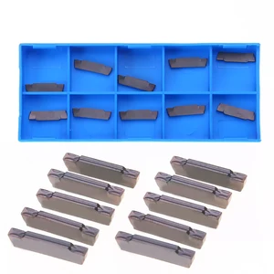 10Pcs MGMN200-G LDA Carbide Inserts Blades Grooving Cutting Lathe Tool Turning Tool For Machining Steel