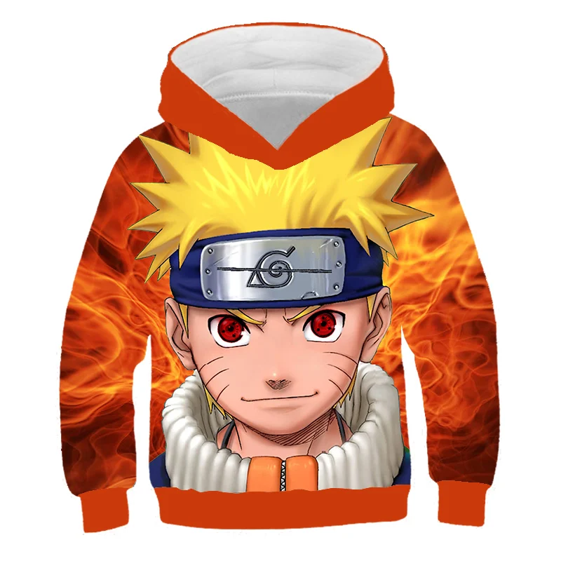 

2021 New style Nαruto Hoodie Boy Kakashi 3D hoodie Cosplay Kakashi spring and Autumn hoodie from 4 to 14 years old fit kids