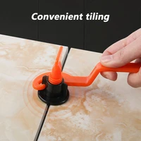 flooring wall tile leveling system reusable tile leveler 2mm cross spacer wrench gap manual grout pump floor construction tools