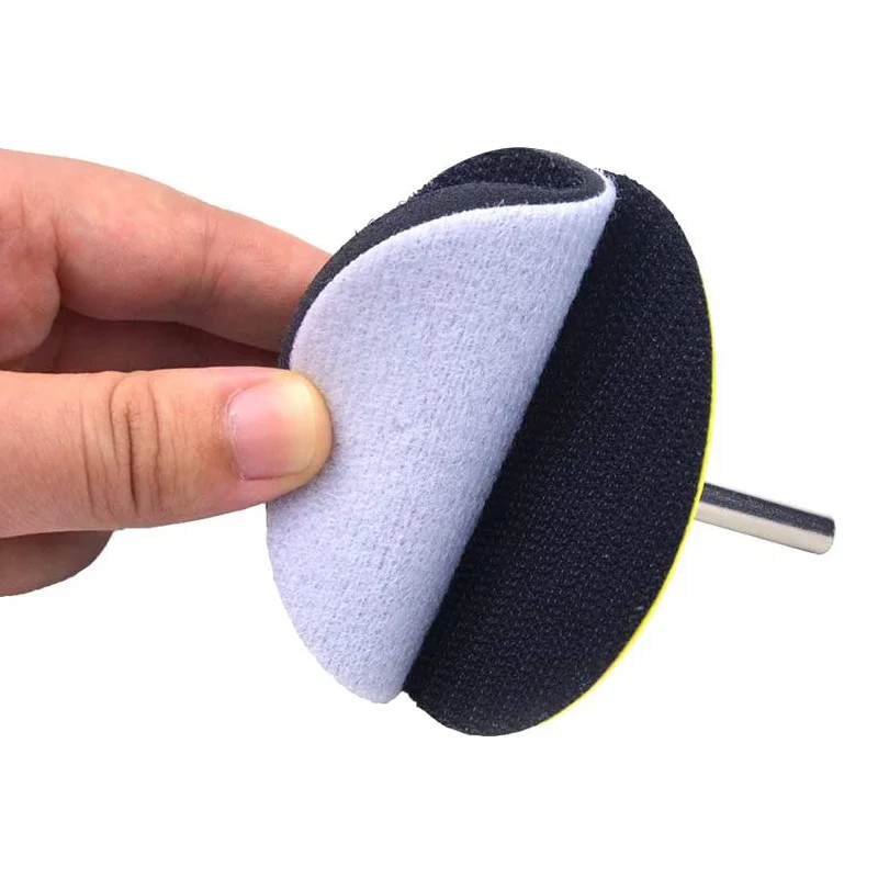 3 Inch (75mm) Hook and Loop Sanding Pad for Discs with 6mm Dia Shank Drill Attachment + Buffering Pad(3 Pack) Promotion | Инструменты