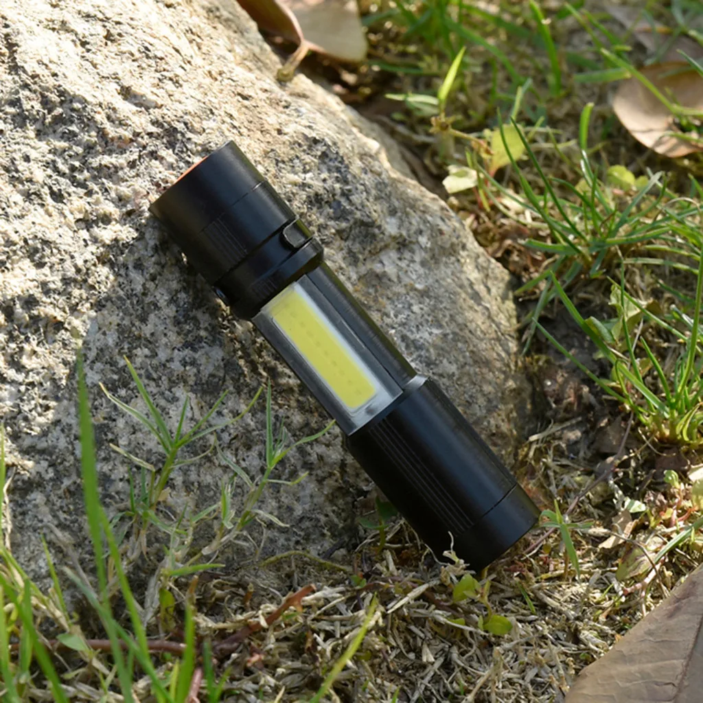 Светодиодный фонарик 14500 лм Q5 Mini светильник Flash light Cob фонарь Aa/18650 с регулируемым