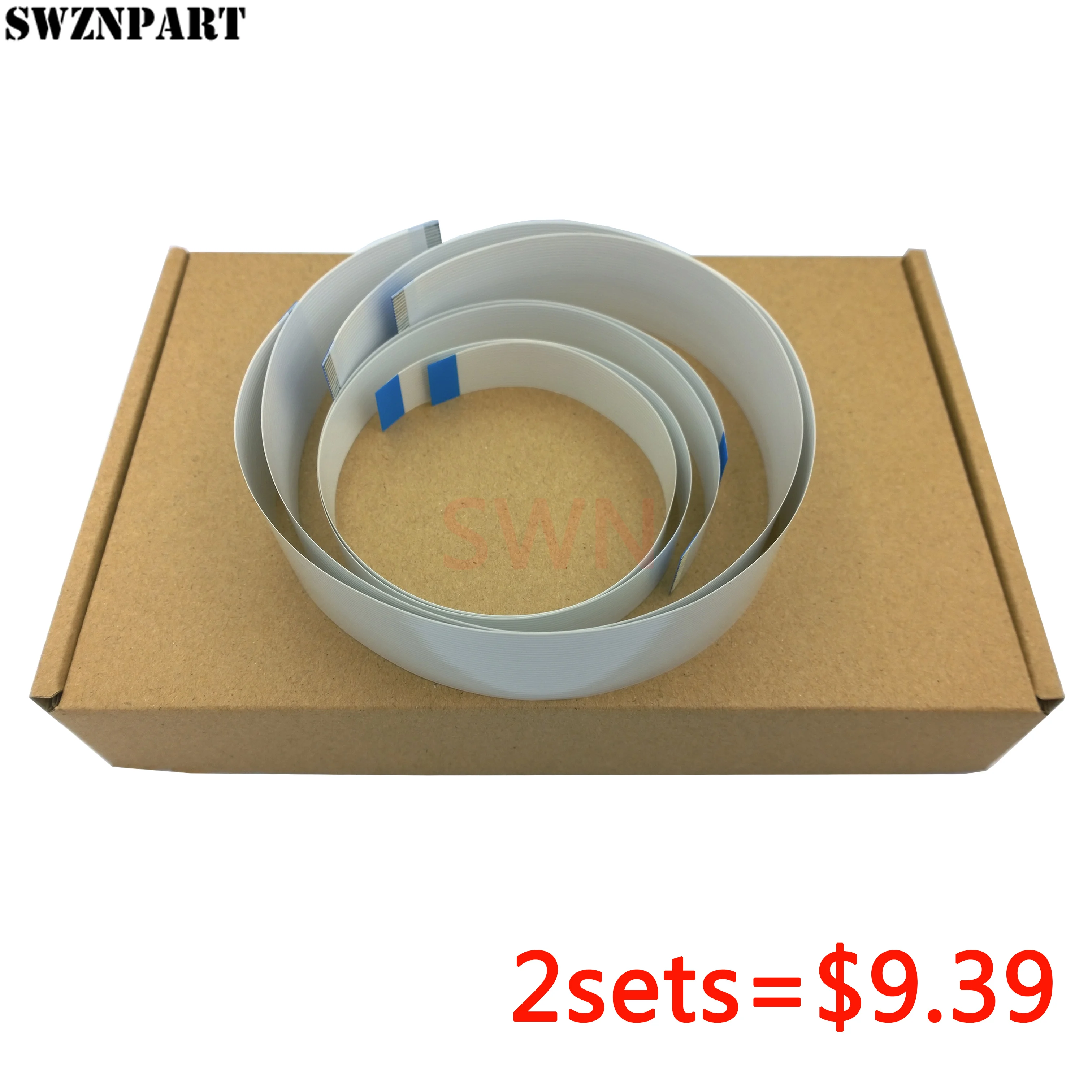 4 шт./комплект плоский кабель для принтера Epson Stylus Pro 7600 9600 17Pin 30Pin 40 см | Компьютеры и