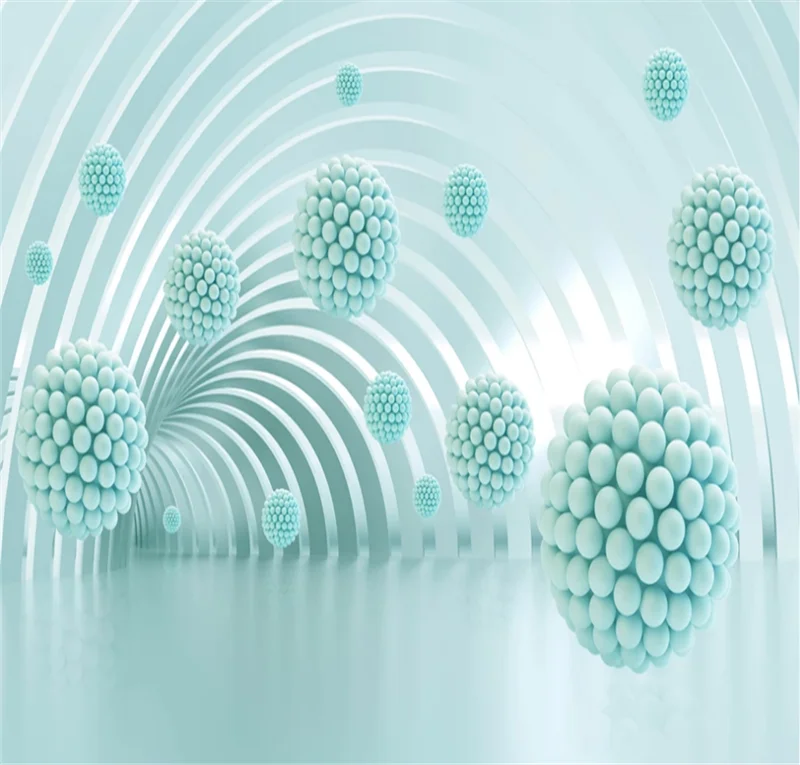 Настенные 3D обои на заказ трехмерный абстрактный архитектурный пространство