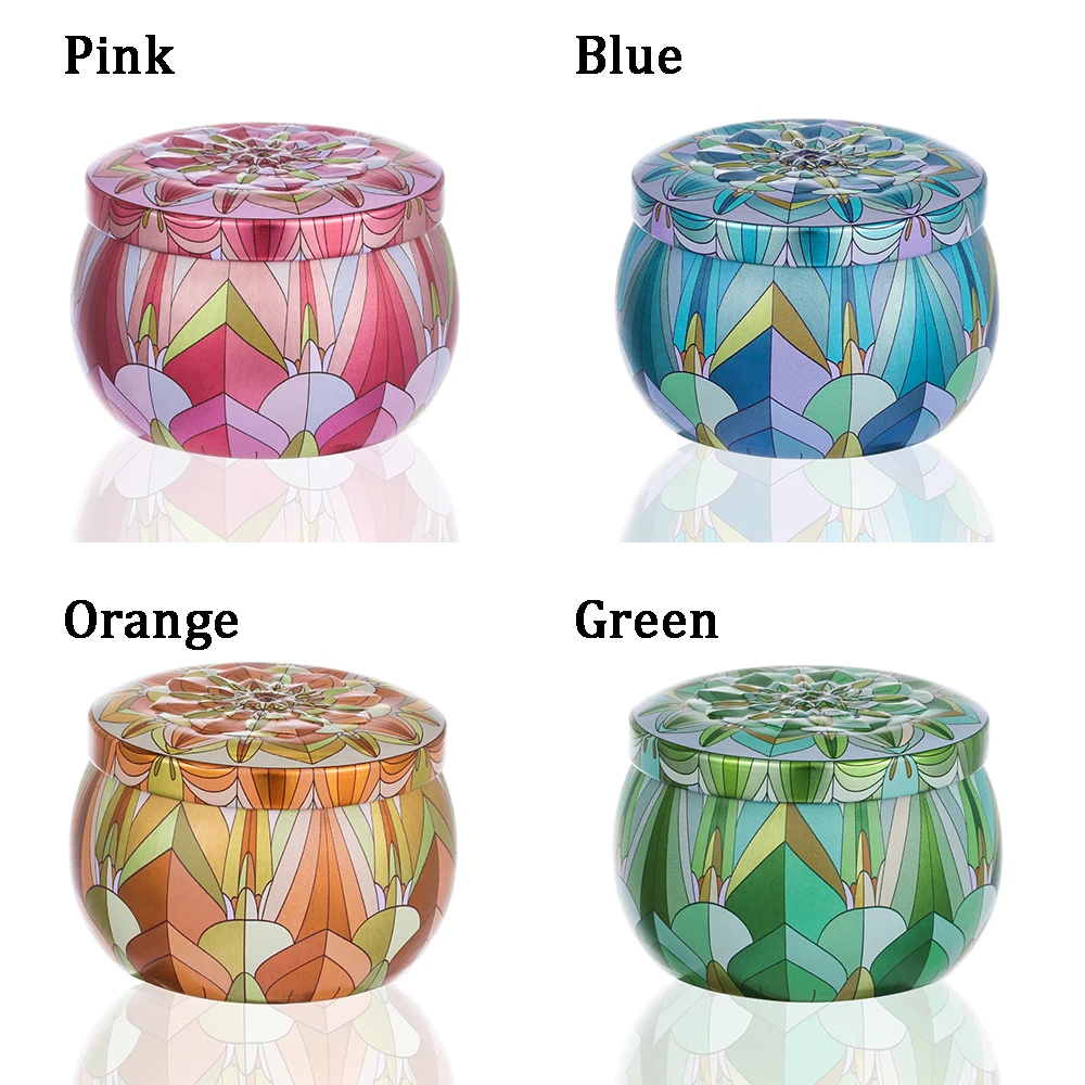 1 шт. Новое печенье конфеты железный ящик закупориваемая банка свеча барабан