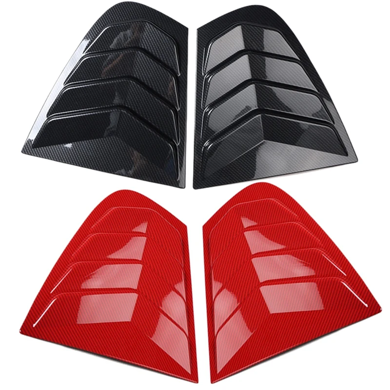 

Car Carbon Fiber Rear Door Window Triangular Trims For-BMW 3 Series 320I 2016-2019