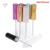5pcslot 10ml empty rose gold lip gloss tube lipgloss tube container makeup container packaging wholesale