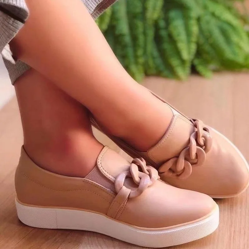 

Women PU Leather Vulcanized Shoes woman Female Sneakers Fashion New Platform Woman Shoes Walking Footwear feminino Plus size