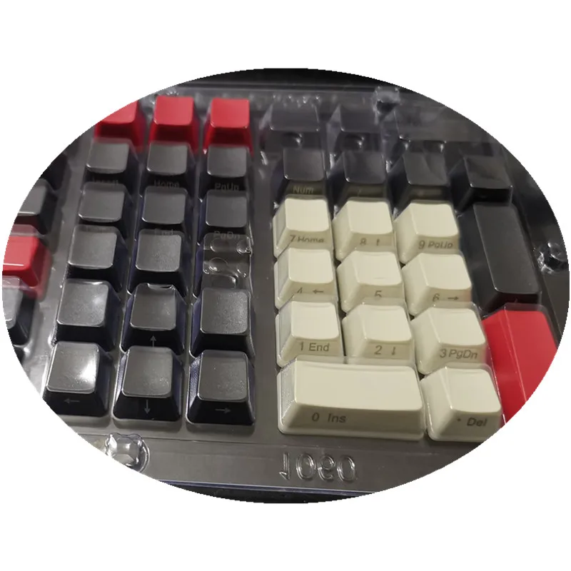 Новое поступление клавиши PBT верхняя сторона печатный пустый Эрл красный