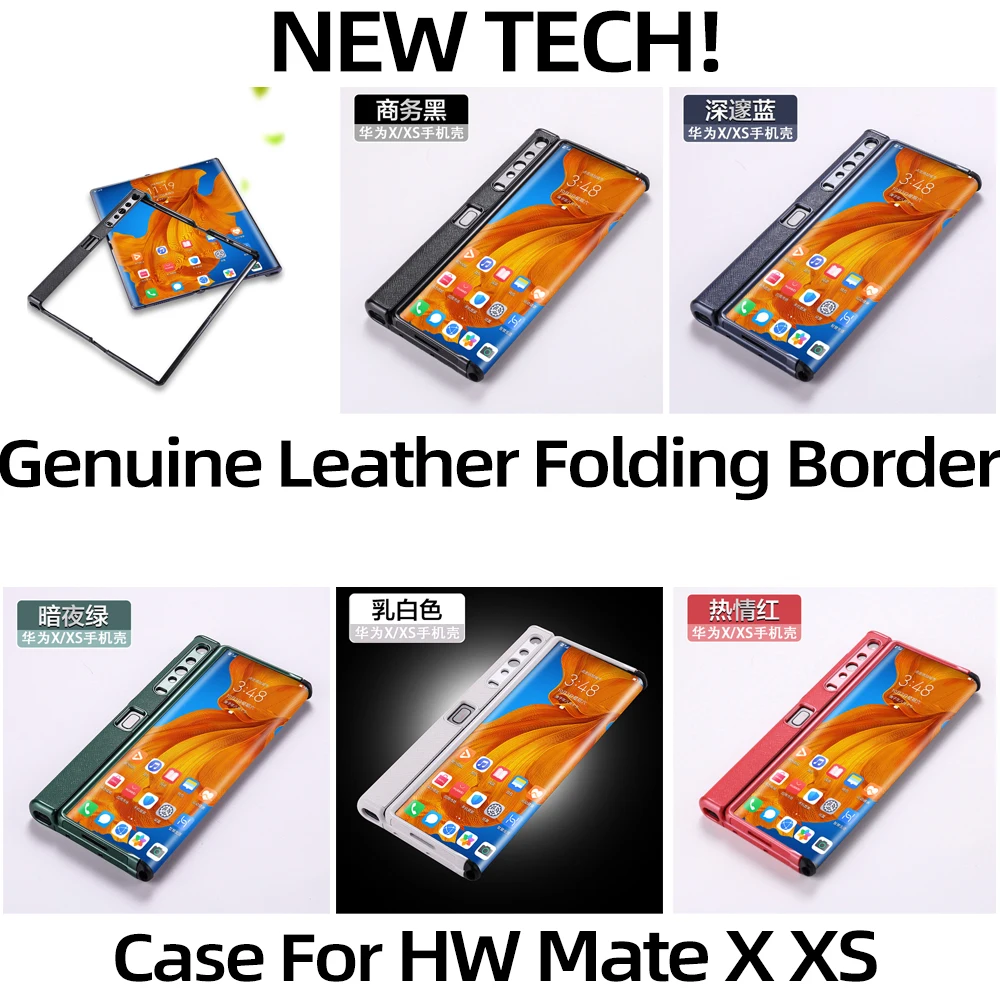 new technique genuine leather huawei mate xs case huawei mate x case mate x xs kickstand huawei mate x xs 5g case cover free global shipping