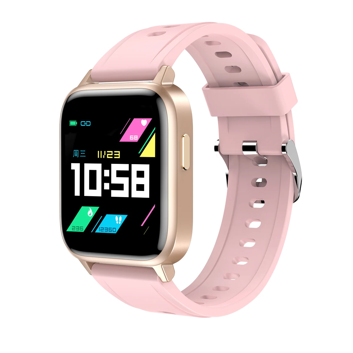 Новинка GT01 умные часы с термометром женские спортивные Смарт монитором