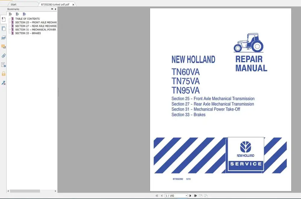 Руководство по обслуживанию сельскохозяйственной техники New Holland НАФТА и NHCE 2019