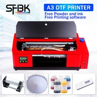 A3 DTF printer support roll flat PET film with adsorption platform no paper jam white ink heat transfer transfer T-shirt clothes