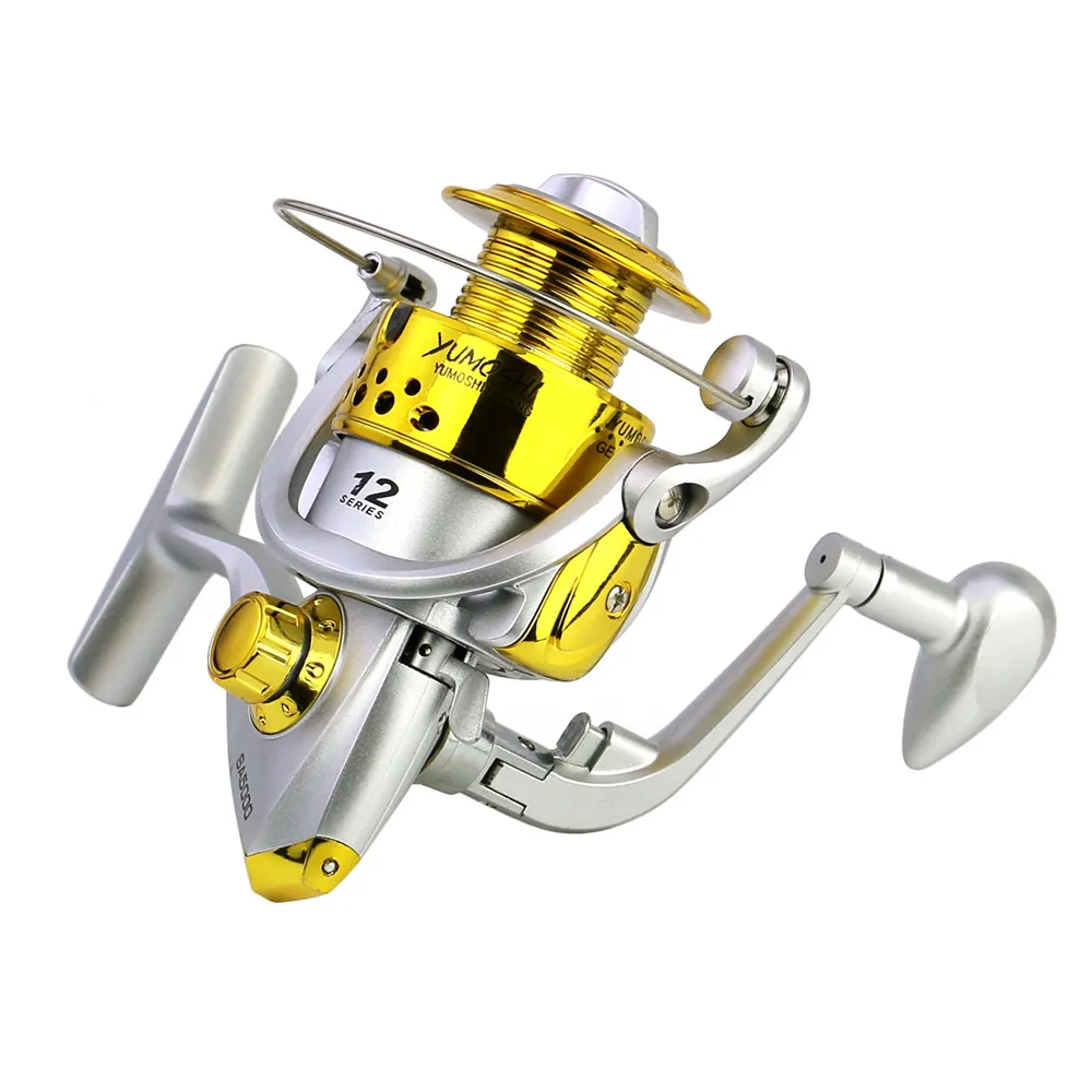 

Ultra Light Wheels YUMOSHI SA1000-7000 Carp Lure fishing 22LB Max Drag Force Speed Ratio 5.5:1 Magnetic Metal Casting Fishing