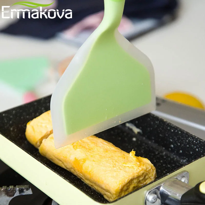 Антипригарная силиконовая лопатка для Омлетов ERMAKOVA тепловая искусственная