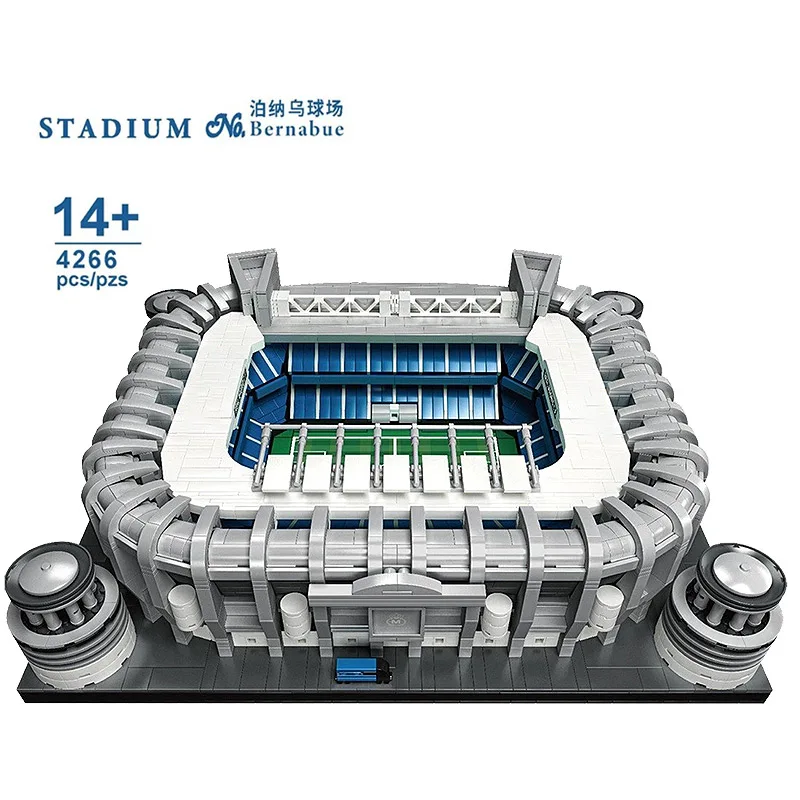 

MOULD KING Creative Building Blocks The Bernabue Football Field Model Assembly Bricks Educational Toys For Kids Christmas Gifts