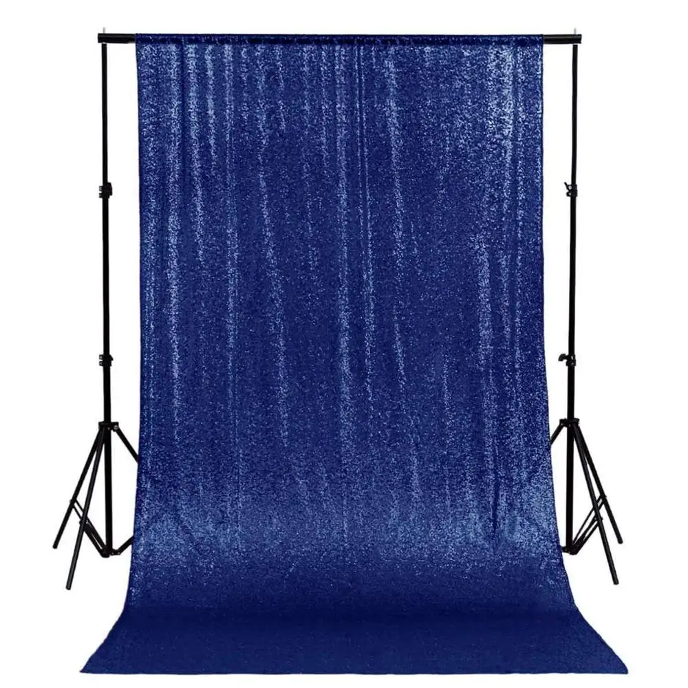 Navy Blue Shinybeauty Photo Booth фон Золотой шеврон свадебный фон шторы с блестками вечерние Backdrops-M190727 - Цвет: Navy Blue