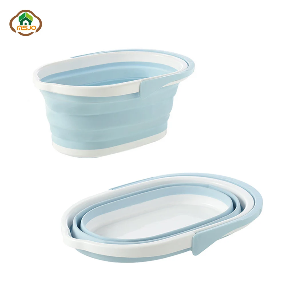 MSJO портативное складное ведро для туризма наружное мытья автомобиля и ванной