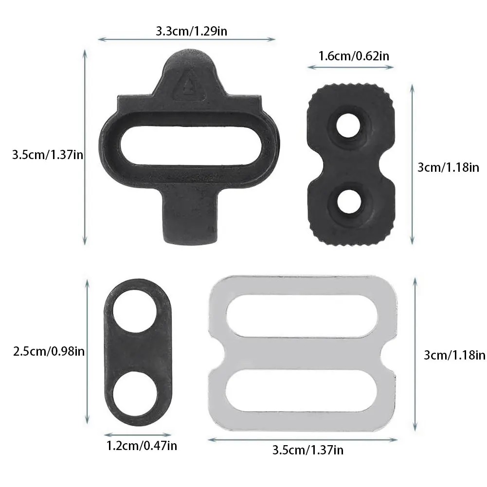 

Bike Pedal Cleats Mountain Bicycle Shoes Cleats Pedal Locking Plate Accessory For Outdoor Cycling Road Bike Bicycle Cleat