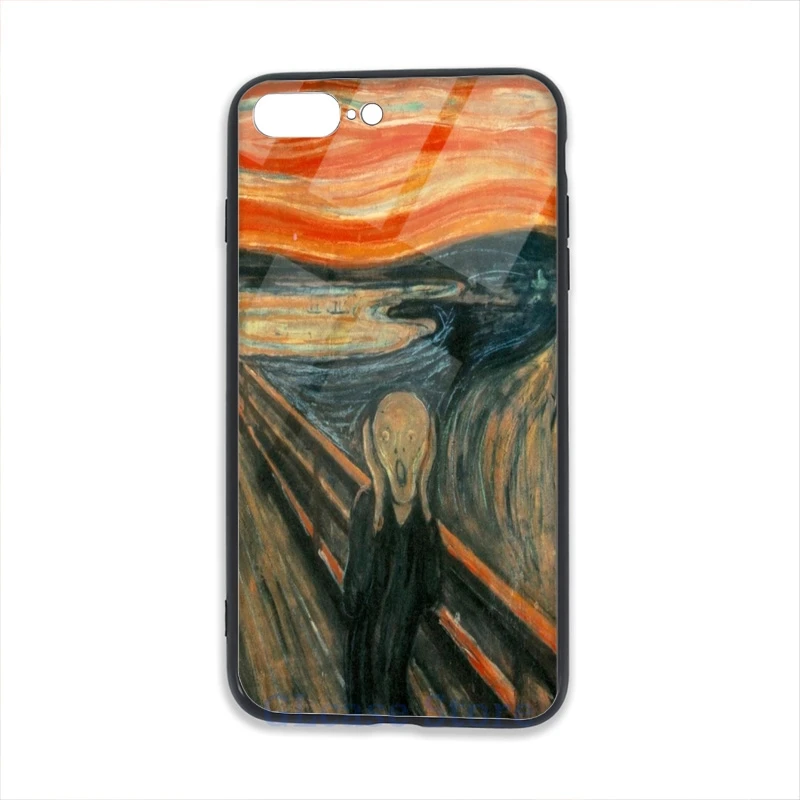 Edvard Munch-чехол для телефона с криком iPhone 12 Pro 11 X XR XS Max 8 7 6 6s Plus 5s мягкая стеклянная