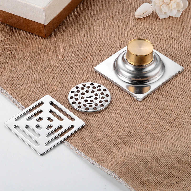 Сток в полу из нержавеющей стали сливная напольная плитка для стиральной машины