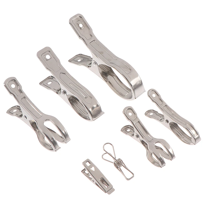 

Stainless Steel Clothing Clothespin Quilt Clothes Clip Big Windproof Clothes Pin