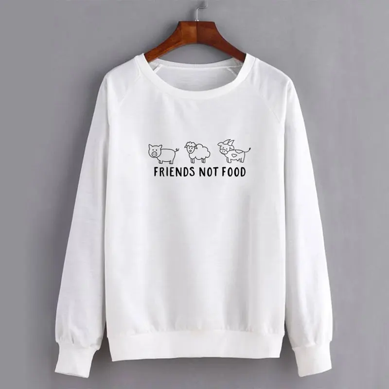 

Женские органические пуловеры с круглым вырезом и длинным рукавом